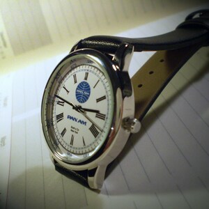 Pan Am Airlines, Vintage Styled 1970&#39;s Retro Styled Ladies Wrist Watch.