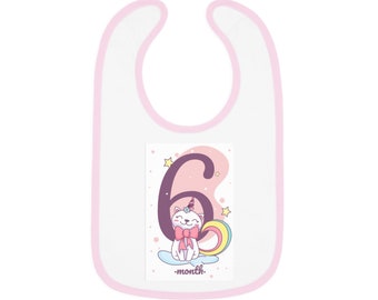 Babero Gato Unicornio 6 meses