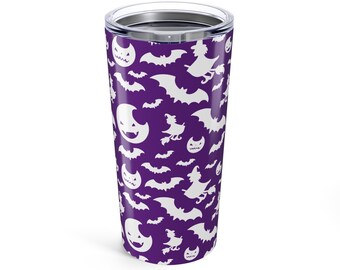 Purple Halloween Witchy Tumbler