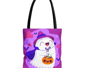 Ghost Halloween Tote Bag