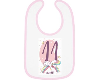 Babero Gato Unicornio 11 meses