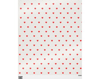 Papeles de regalo con forma de corazón