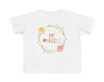Camiseta de princesa para niña