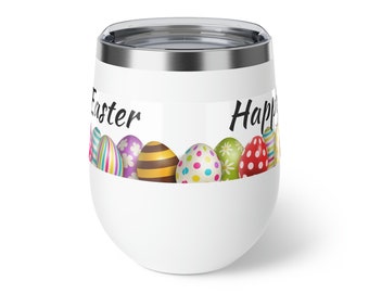 Vaso de feliz pascua