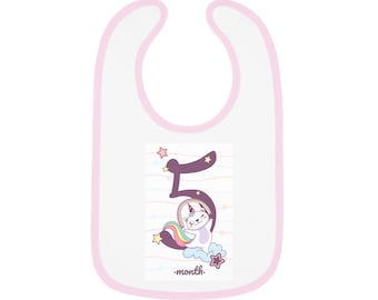 Babero Gato Unicornio 5 meses