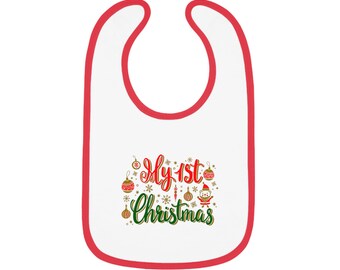 Baby's first Christmas Bib