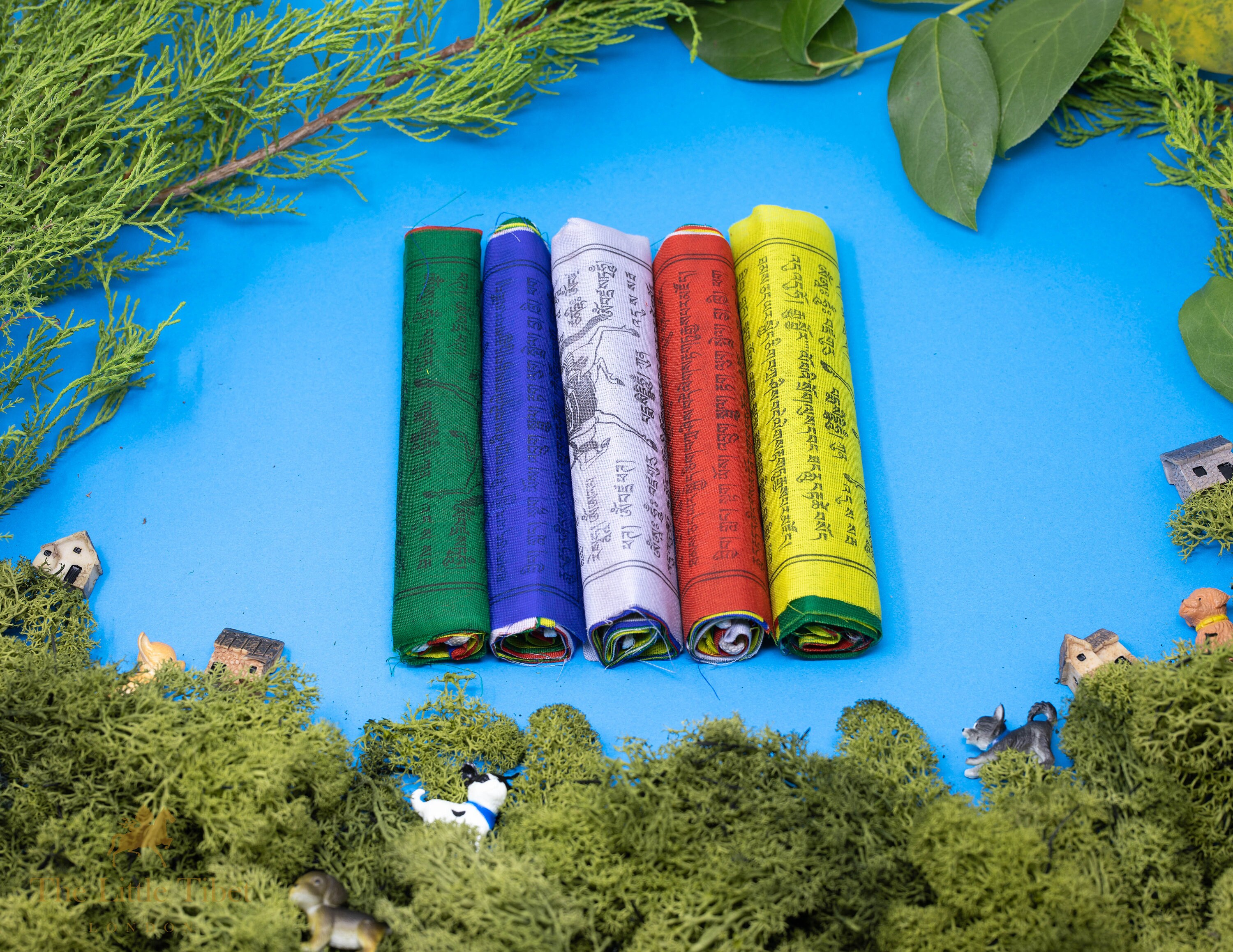 Banderas De Oración Tibetanas (Caballo De Viento) - Sangha Shop