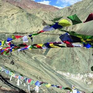 Medium Tibetan Prayer Flags Windhorse Cotton Prayer Flags Hindu Lungta Prayer Flags Buddhist Flags image 7