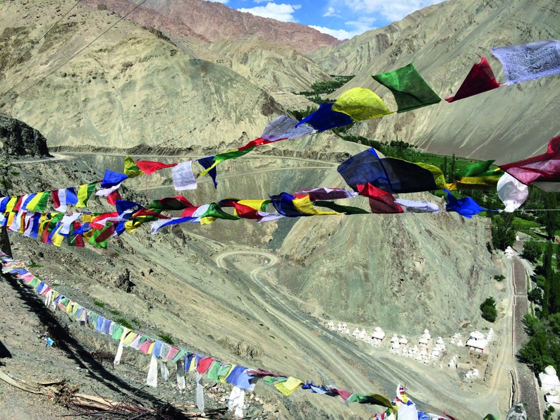 Medium Tibetan Prayer Flags Windhorse Cotton Prayer Flags Hindu Lungta Prayer Flags Buddhist Flags image 7