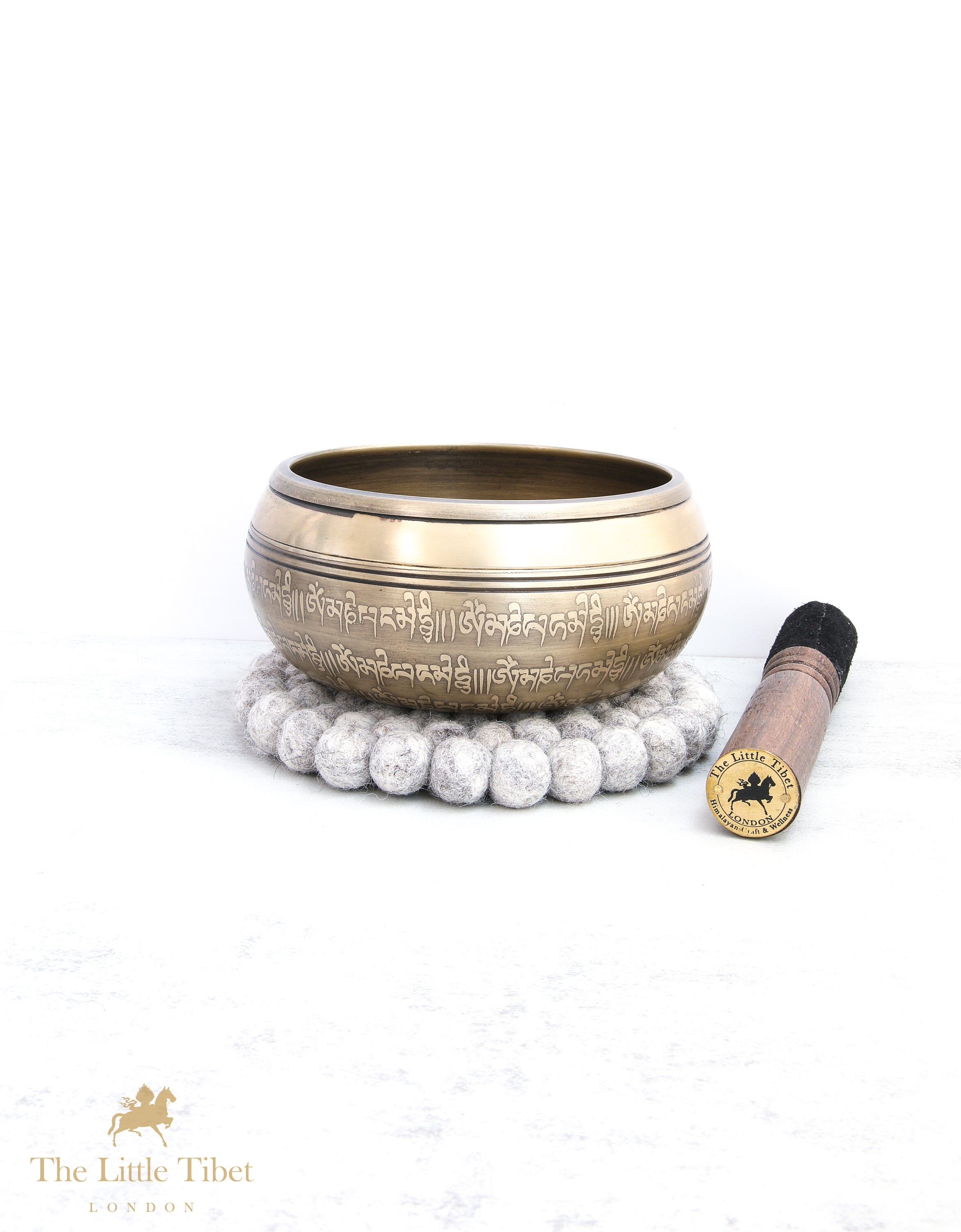 瞑想用ブロンズシンギングボウル - 手作り仏像＆ダブルヴァジュラ