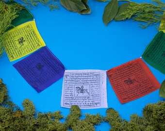 Banderas De Oración Tibetanas (Caballo De Viento) - Sangha Shop