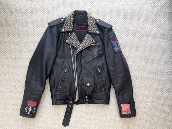 UNISEX Customized Leather World by Lucky Leather Biker Motorcycle