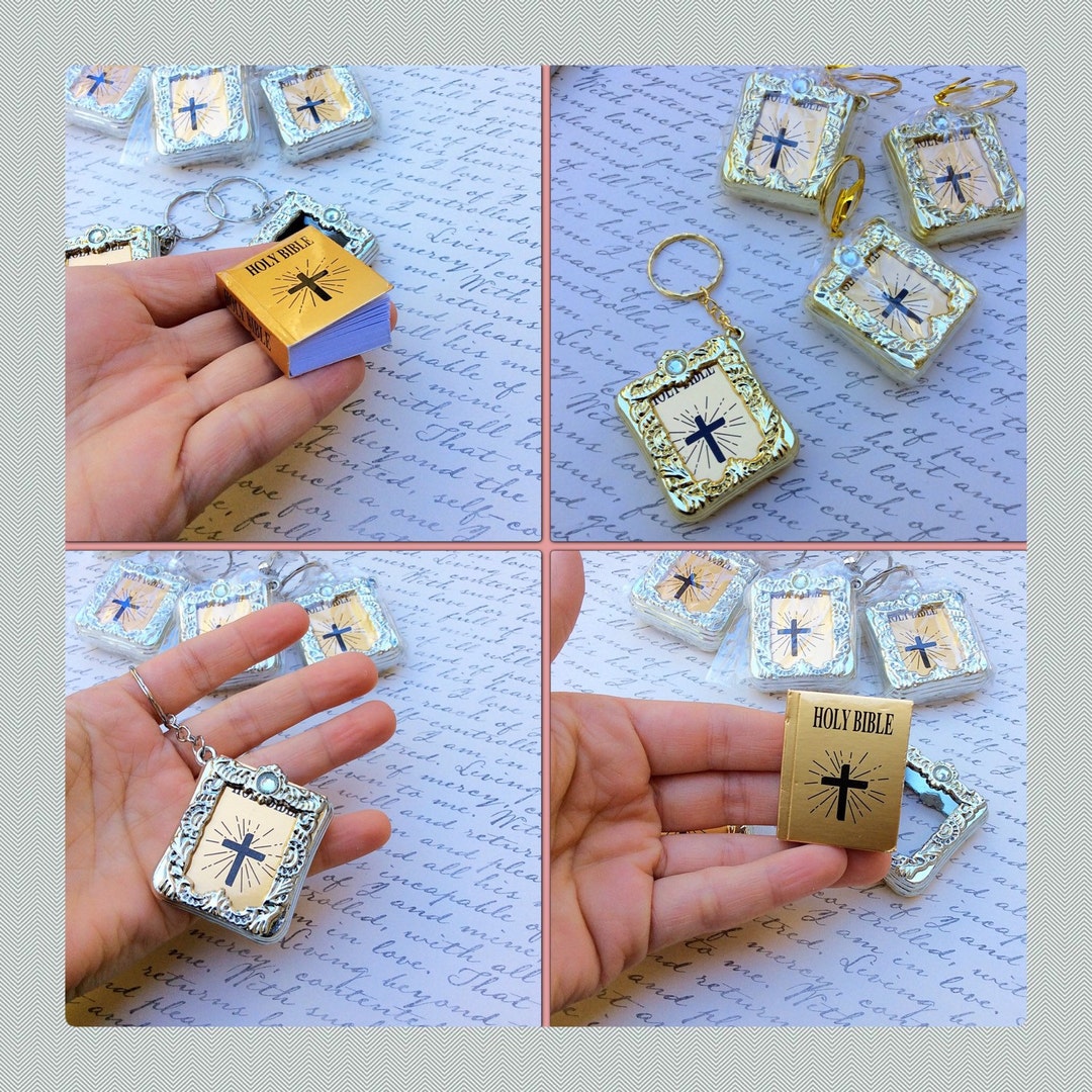 12 Baptism Favors- Key Chain Baptism Favor-christening Baptism Favor ...