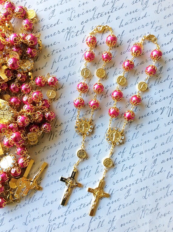 12 Rosary Bracelet Baptism Favors First Communion Favor
