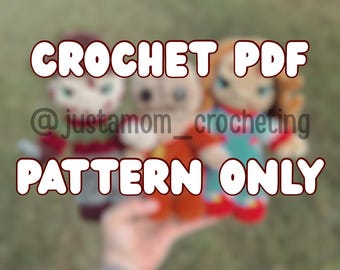 Halloween Boys Crochet PDF Pattern, No Sew Patterns, Slasher Pattern, Horror Pattern, Amigurumi Halloween Patterns