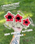 Demogorgan BUNDLE PDF Crochet Patterns Crochet Plushies- PDF Pattern