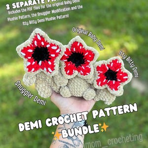 Demogorgan BUNDLE PDF Crochet Patterns Crochet Plushies- PDF Pattern