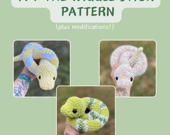 Crochet Baby Snake Pattern (PDF Pattern)