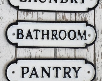 VINTAGE STYLE GENTLEMEN /& LADIES REST ROOM SIGNS GAS OIL