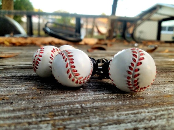 One Baseball Knob Decorative Sports Dresser Drawer Pulls Etsy