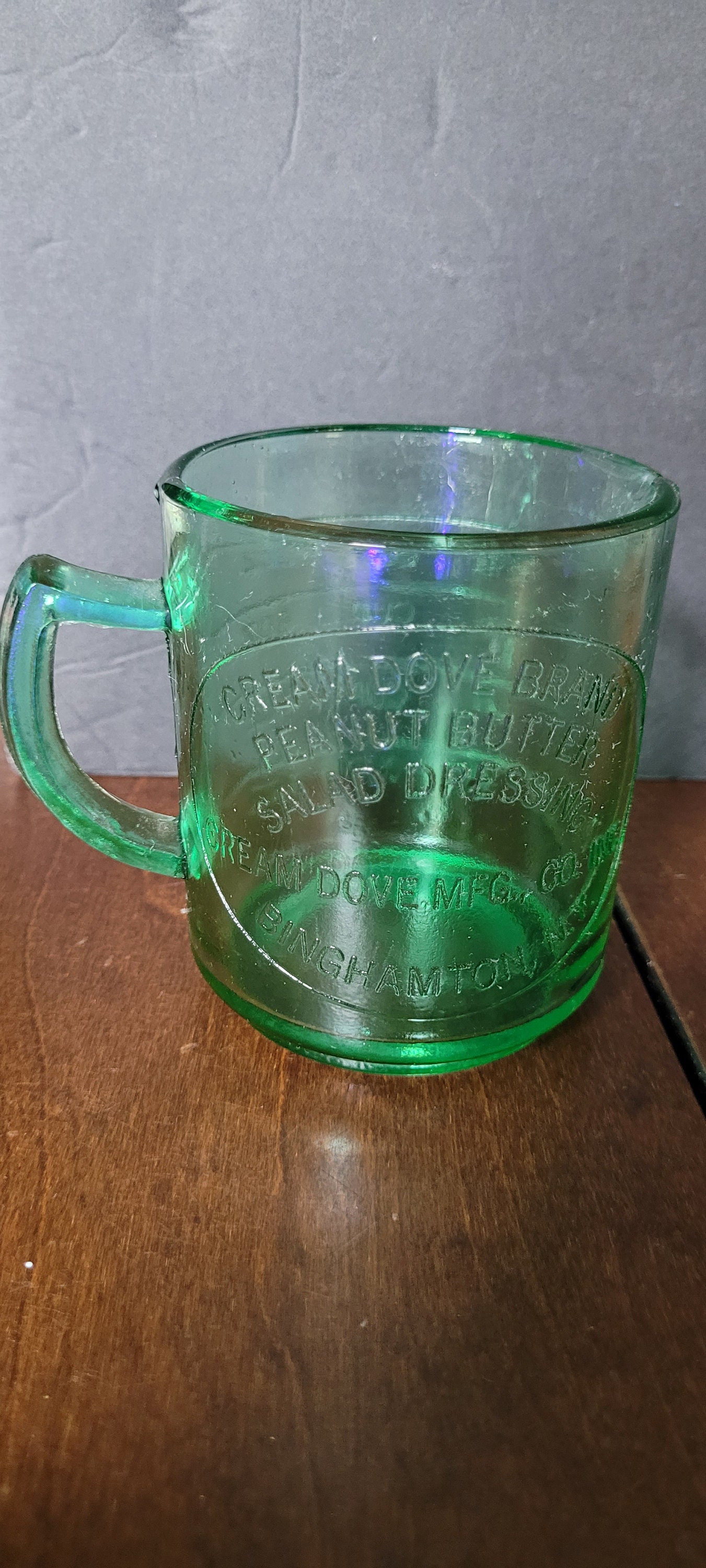  SHERCHPRY Measuring Cup Green Glass Measuring Cup