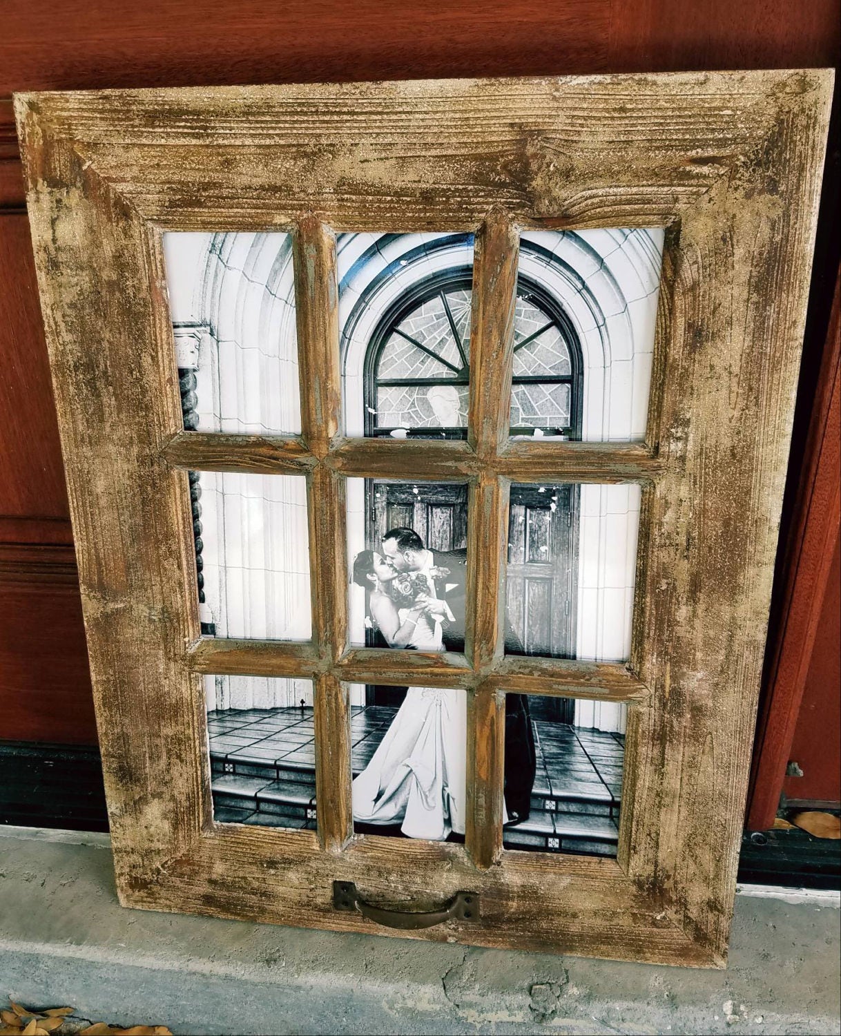 Rustic Window Pane Frame 6