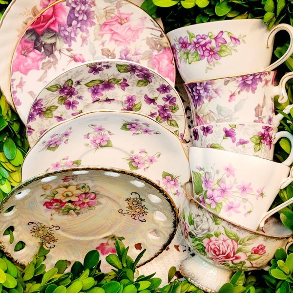 Cup Saucer Set Etsy