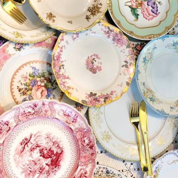 Mismatched Plates Etsy