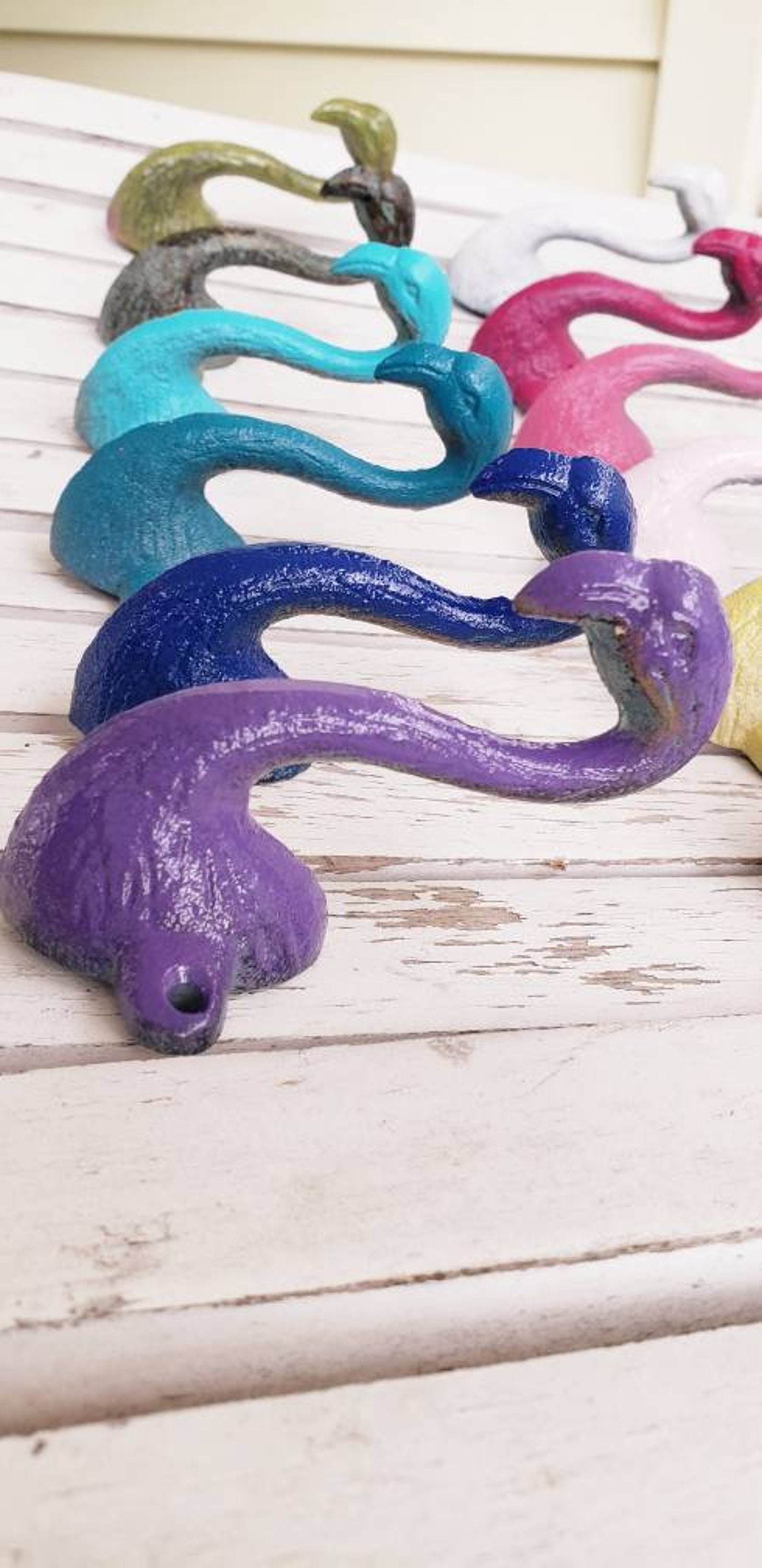 Pink flamingo Toilet Paper Holder tropical bird Decor exotic | Etsy