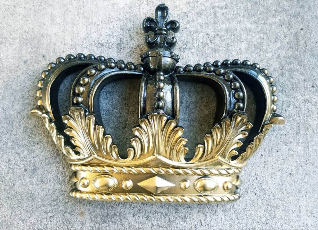 One Pink CROWN Wall Decor/distressed Princess Tiara Furniture Decor ...