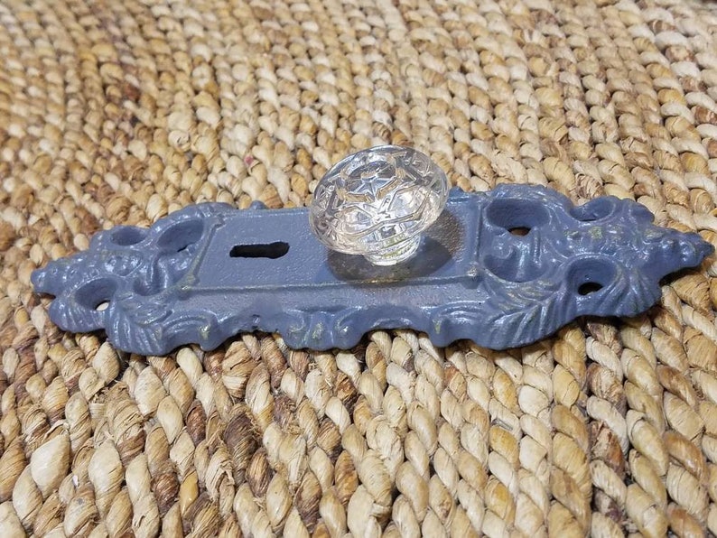 Vintage inspired victorian door knob keyhole plate wall decor/ Etsy