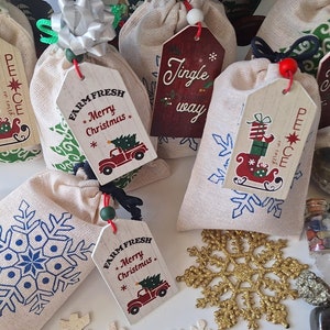 Holiday Crystal Confetti Grab Bag: Raw & Tumbled Gemstones, Stocking Stuffer