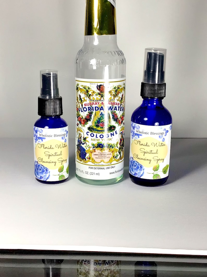 Florida Water Spiritual Cleansing Smudge Spray / Energy Clearing Room Refresher Spray image 4