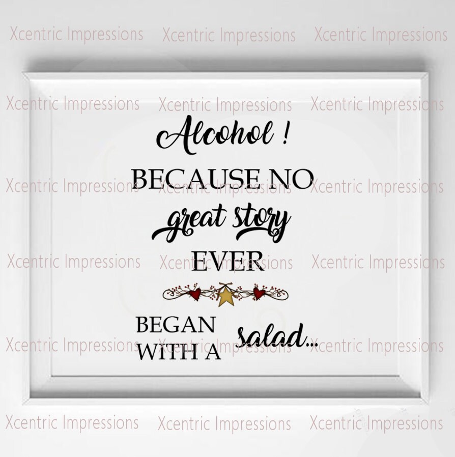 Alcohol Digital Print, Alcohol Printable, Digital Print, Printable ...