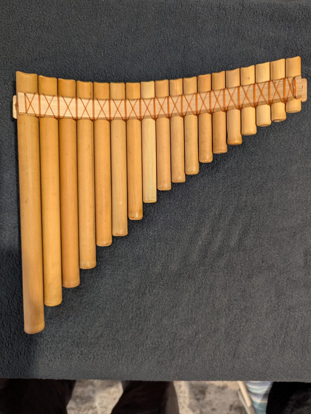 Professional Panflute Flauta De Pan 18 Beveled Pipes in G Tubos ...