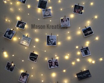 Hanging Light Photo Display Fairy Lights Photo Display Etsy