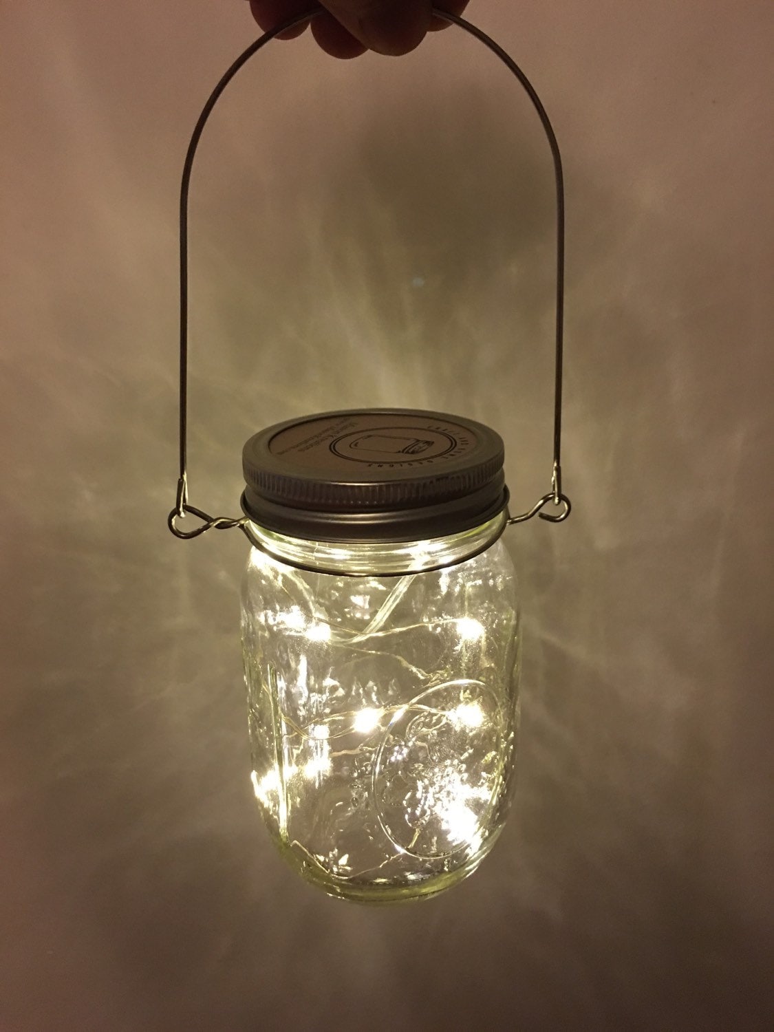 Sale 8 Firefly Lights and Mason Jar Centerpieces Wedding