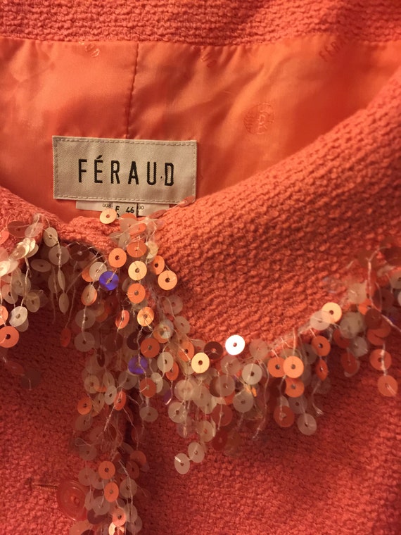 Louis Feraud Red Skirt Suit US10, FR42 | L