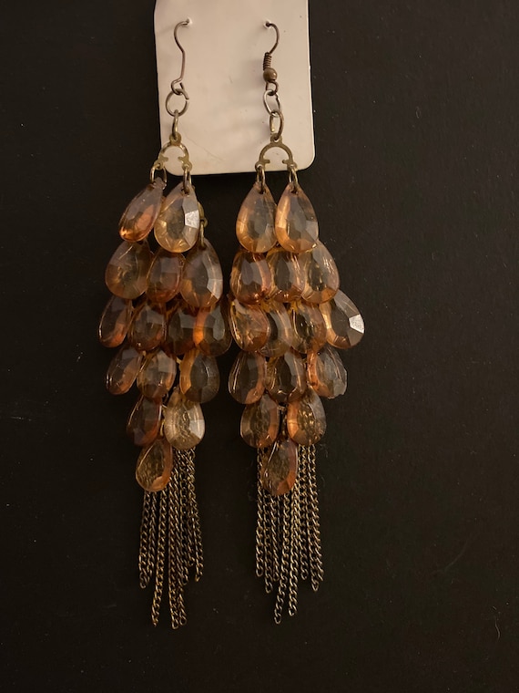 Vintage High Fashion Runway Earrings