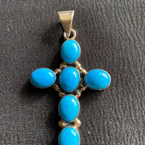 Vintage 925 Sterling Silver Cross Mexico