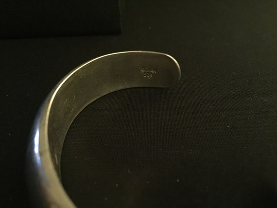 Vintage Sterling Silver 925 Cuff - image 2