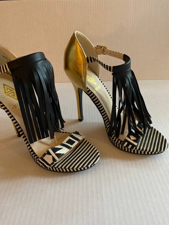 Athena high Heel fringe 6.5 - image 2