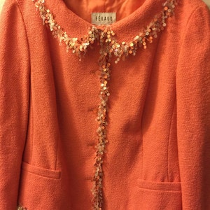 Designer Louis Feraud Jacket, Suit Coat, Womens Sz 44 (US 14)