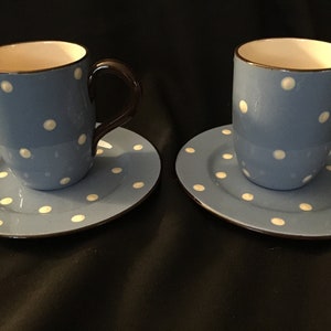 Rare Vintage Handmade Babbacombe Torquay Cup & Saucer Set (2)