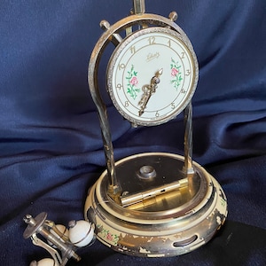 Antique jahresuhrenfabrik Germany Aniversary Clock (for parts)