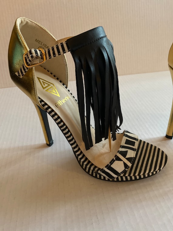 Athena high Heel fringe 6.5 - image 1