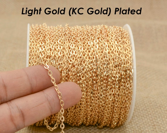 Gold Stainless Steel Chain, Bulk Chain, Jewelry Making Chain, Hypoalle -  Jewelry Tool Box