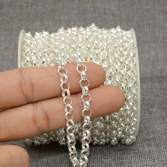 Bulk silver chain for jewelry making deals
