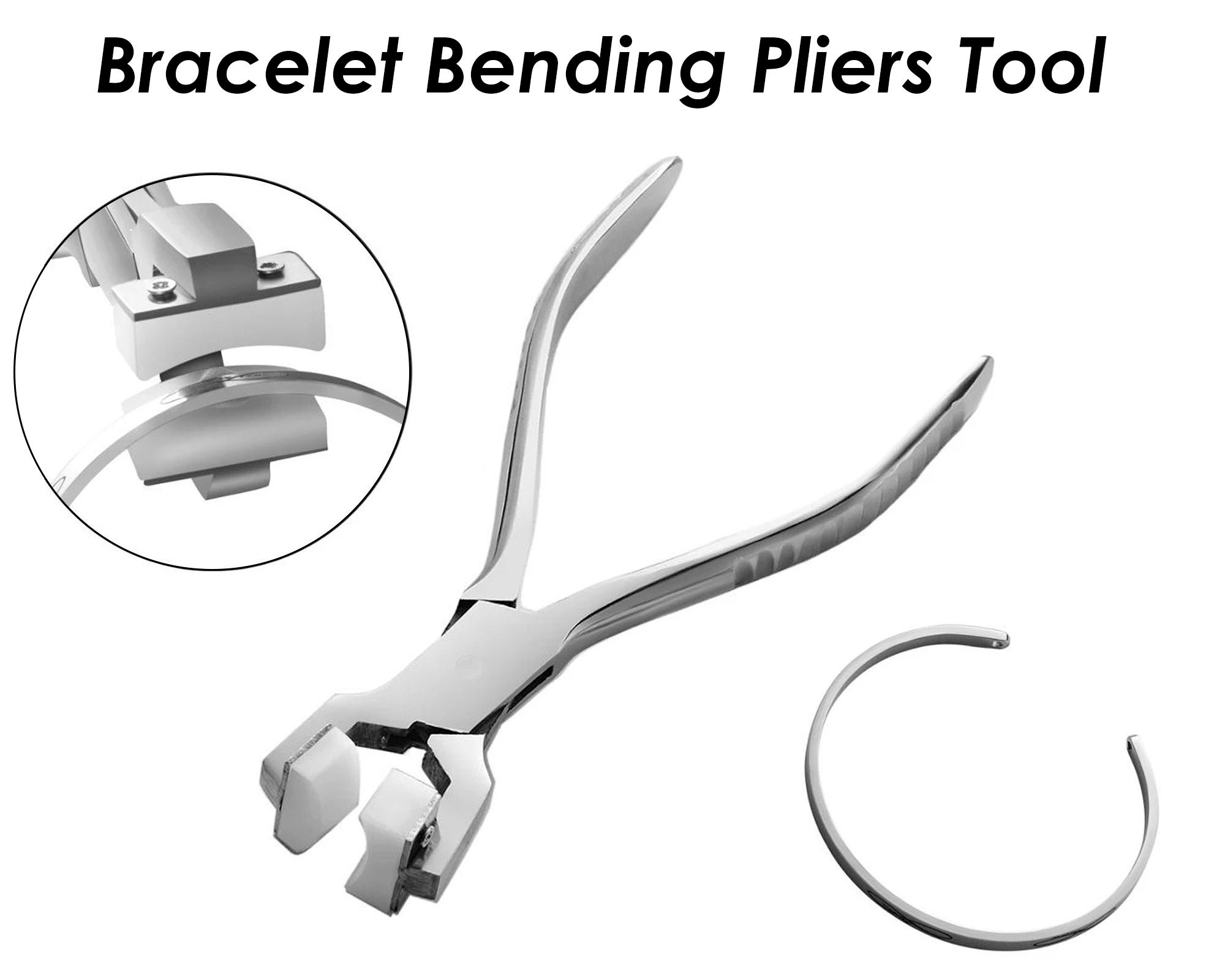 Bracelet Bender Tool, 5 Nylon Shapers, Ring Bending Tool, Cuff