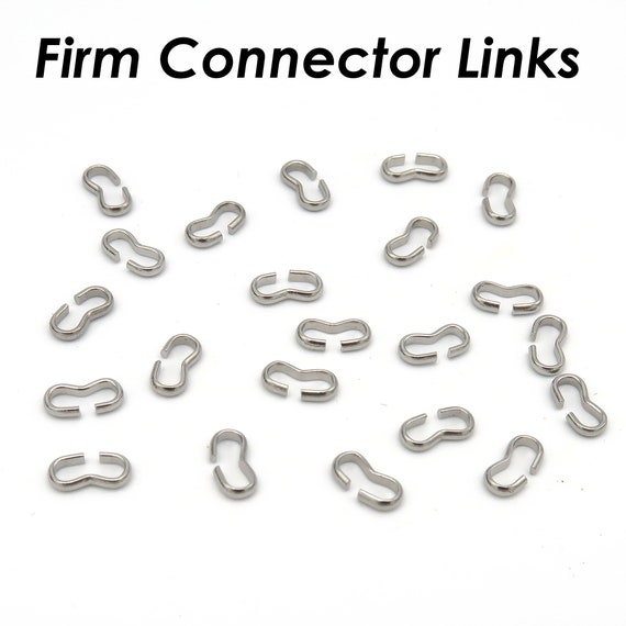 Stainless Steel 3 Shape Connector Links Firm Infinity Clasp for